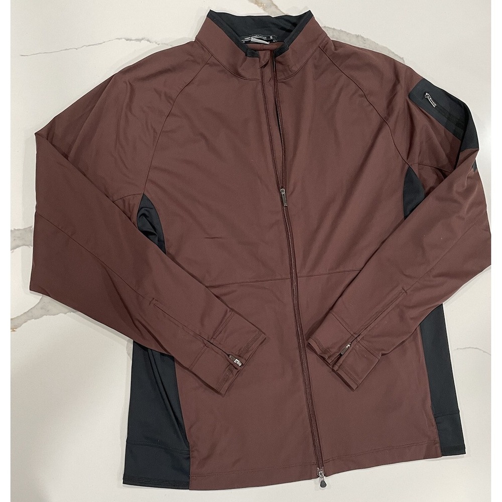 Vtg Nike‎ Sz L Tiger Woods Platinum Jacket Fitdry AK3